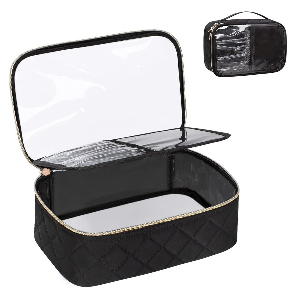 Clear Makeup Bag, Portable Cosmetic Organize,travel Makeup Bag Cute Clear🤍
